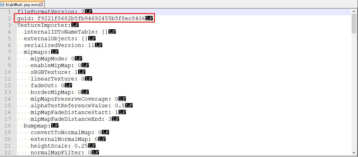 Unity中PNG的meta文件